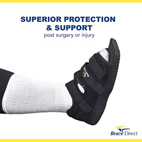 Brace Direct Post Op Recovery Shoe - Adjustable Medical Walking Shoe For Post Surgery Or Operation Support, Broken Foot Or Toe, Stress Fractures, Bunions, Or Hammer Toe For Left Or Right Foot #TOP4
