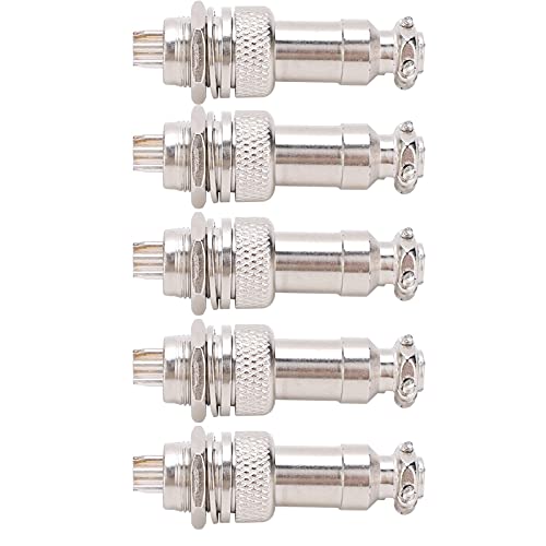 Conector Aviación Fdit 5Piezas GX12 450V 6 Pines miniatura 1