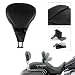 Topteng Piloto conductor Respaldo para el Tour-ing Road King Custom FL-HR 1998-2008, ajustable