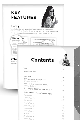 Image of Educart English Section-1 A Final Revision CUET UG Entrance Exam Books 2024 (100% based on 2023 official CUET Online Paper)