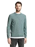 TOM TAILOR 1047570 Suéter pulóver, 40137 – Mint Petrol Twotone, L para Hombre