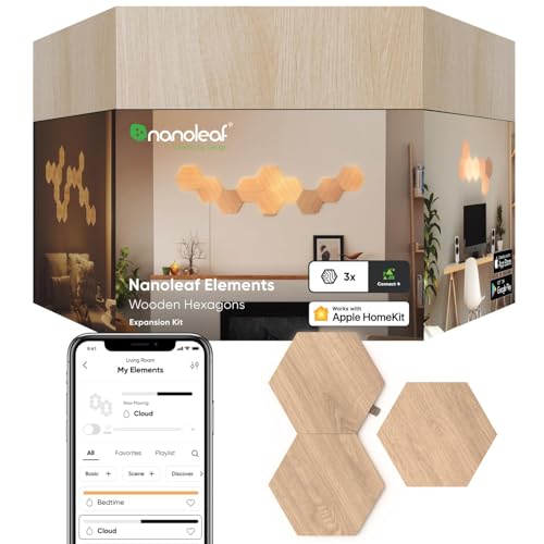 Nanoleaf Elements Wood Look Hexagons image 7
