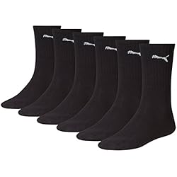 Sport Cush Crew 6P, Calcetines Unisex, Paquete de 6 5 PUMA Sport Calcetines - Pack de6 , black, 39/42