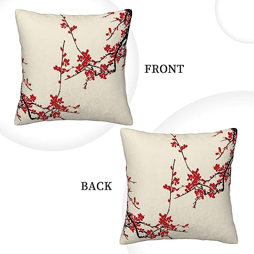 Housses de coussin cerisier japonais pour chambre cocooning - 4
