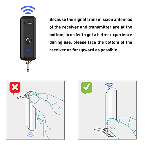 Goordik Wireless Lavalier Lapel Microphone, Denoise Wireless Lav Mic System, Plug＆Play, 160Ft Range, Wireless Transmitter&Receiver For Iphone, Camera, Smartphone, Video Recording, Youtube, Vlogging #TOP7