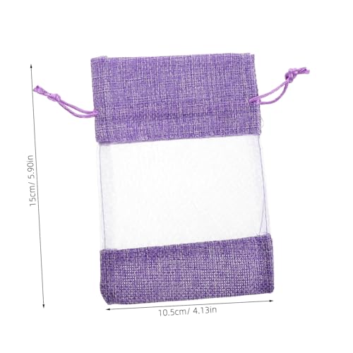 10 bolsas vacías para saquitos de lavanda recargables miniatura 5