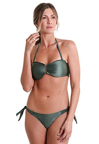 Calcinha Biquíni Avulso Laço Marrakesh - Verde - M