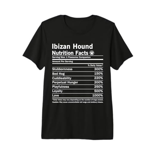 Ibizan Hound Nutrition Facts Funny Dog Premium Tri-Blend T-Shirt