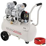 Ultra Quiet Air Compressor, Only 68dB, 8 Gallon Tank, Oil-Free, 110V/60Hz 2.15HP, 9.04CFM@115PSI, Air Compressor Perfect for Spray Painting, Auto Repair, Tire inflation, Woodwork nailing