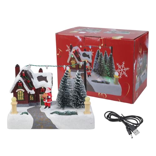 Adornos navideños de resina sin cables molestos gracias a las pilas 6