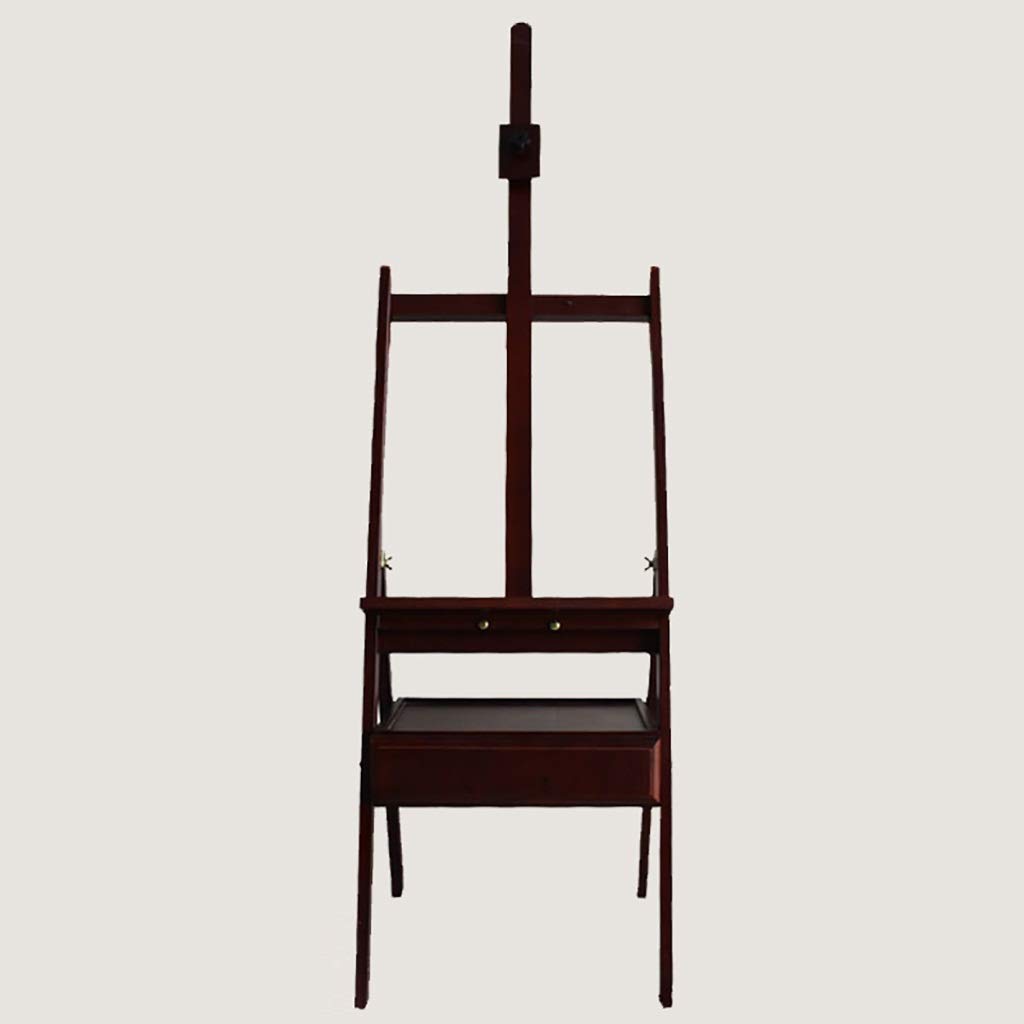 CWCQGH Drawing Board Easels Beech Wooden Easel Easel Stand-Type Drawer Sketch Set Portable Beech Easel Adjustable Art Painting Shelf