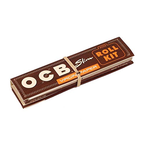 20 X Ocb Virgin "Slim" Roll Kit Incl. 32 X Paper/Tips/Rolling Tray #TOP1
