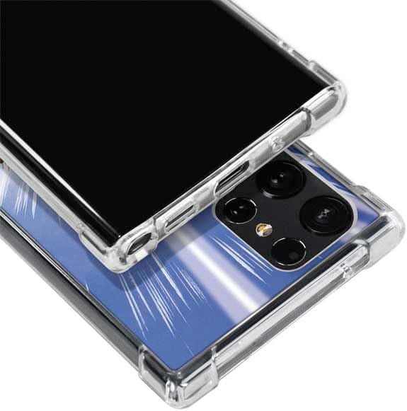 Skinit Clear Phone Case Compatible with Galaxy S23 Ultra - Officially Licensed Dragon Ball Z Goku Kamehameha Blast Design