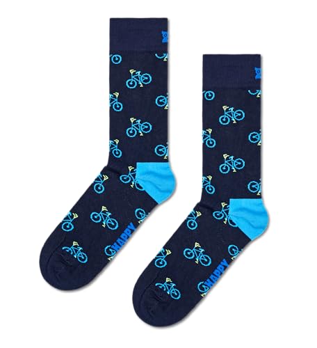 Happy Socks Bike Sock Fahrrad Socke 41-46, Dunkelblau