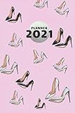 cute silver heels for wedding  Planner 2021: Weekly, daily, planner 2021 with black and silver high heel shoes. Simple organizer. Schedule. Pink cover. Gift for fashion lovers, ... Notebook for fashion fans. Calendar 2021.