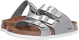 Birkenstock Betula Licensed Leo Soft Metal Silver Birko-Flor™ EU 37 (US Women's 6-6.5) Narrow