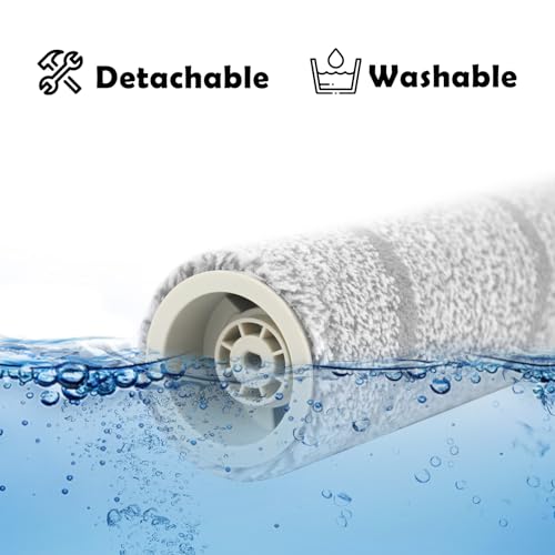 VIEWALL Antibakterielle Wischroller für ECOVACS DEEBOT T80 Omni/T80S/X11 Pro Omni/X11 OmniCyclone/X9 Pro Omni/X8 Pro Omni,2pcs Austauschbarer Hohe Dichte Wischwalze