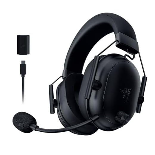 Razer BlackShark V2 HyperSpeed - Kabelloses ultra leichtes E-Sport-Headse (280g, HyperClear Super-Breitband-Mik, TriForce Titanium 50-mm-Treiber) Schwarz