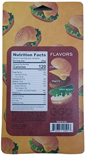 Giant Gummy Hamburger 7oz miniatura 2