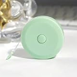 Mini-Retractable Tape Measure with Dual Scale, 1.5m/59in Flexible Soft Tape for Sewing and Household Use