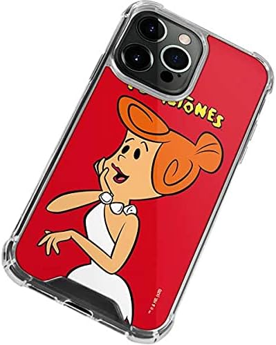 Skinit Clear Phone Case Compatible with iPhone 13 Pro Max - Officially Licensed The Flinstones Wilma Flintstone Design