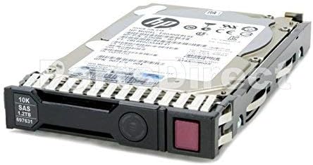 HP 697631-001 1.2TB 10000RPM SAS 6GBITS Dual Port 2.5INCH Hard Drive with Tray (Renewed)