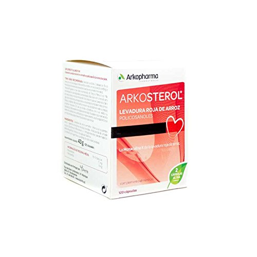 ARKOSTEROL LEVADURA ROJA DE ARROZ - 120 cápsulas