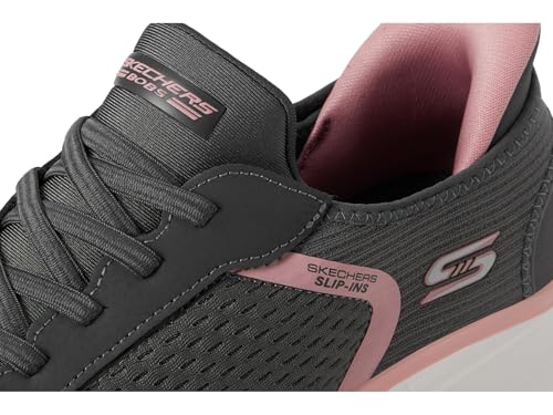 Skechers BOBS Women's,Hands Free Slip-Ins Squad Chaos - Stroke of Luck,Gry,8 M US