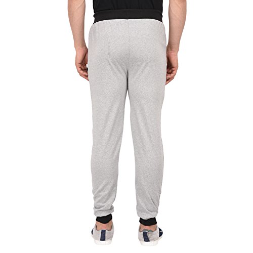 Image of Finger's Men's Tapered Fit Joggers (TPMGB2 FS Melange Grey-Black)