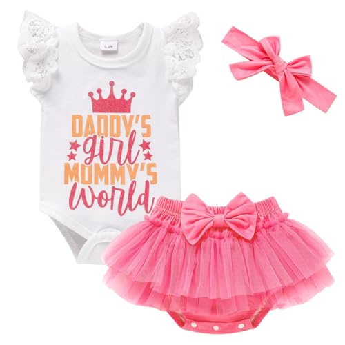 Image of ZOELNIC Newborn Baby Girl Clothes Infant Ruffles Romper Shorts Set Floral Summer Outfits Cute Baby Clothes Girl