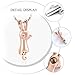 Imrsanl Pet Cremation Jewelry for Ashes Memorial Ash Jewelry Keepsake Cat Urn Pendants for Animal Ashes Necklace (Rose Gold)