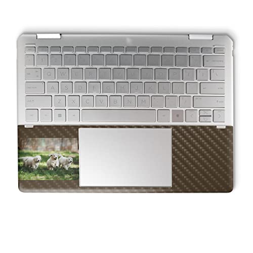 Image of MightySkins Carbon Fiber Skin Compatible with HP Spectre x360 14 inch (2022) Full Wrap Kit - Puppy Pack | Protective, Durable Textured Carbon Fiber Finish | Easy to Apply | Made in The USA