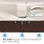 Vailge Rectangular Coffee Table Cover - Outdoor Lawn Patio Furniture Covers with Padded Handles and Durable Hem Cord - Heavy Duty and Waterproof,Fits Large Rectangular Coffee Table (Beige & Brown)