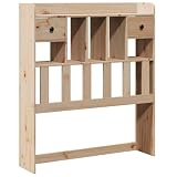 vidaXL Tête de lit avec Rangement 90 cm en Bois de pin Massif