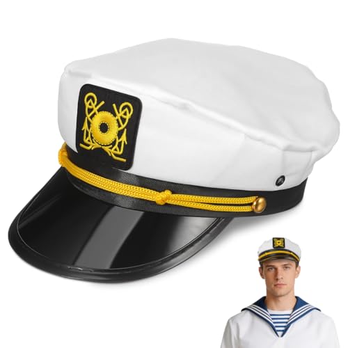 Chapeau d'amiral marin pour fête costumée et soirée thématique nautique