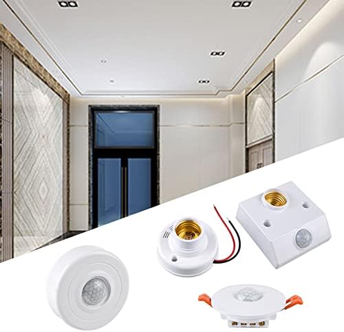 Miniatura 2 de Accesorios de iluminación 1 unid llevó la lámpara titular de la lámpara del sensor de movimiento infrarrojo PIR Control de sonido Base de la lámpara