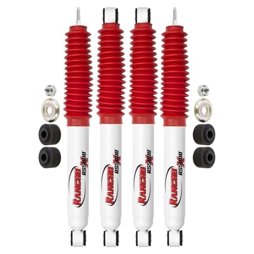 Rancho RS5000X Gas Shocks set - 03-12 Dodge Ram 2500 / 3500 4WD with 2-3" leveling kits