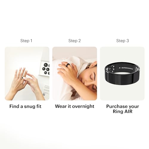 Image of ULTRAHUMAN Ring AIR Sizing Kit | Choose from Sizes 6-12 | Sizing Guide for Your Smart Wearable Ring