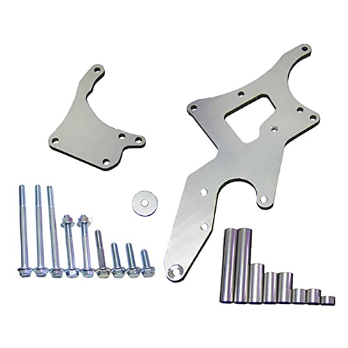 LS Engine Serpentine Bracket Kits Replacement for 4.8L 5.3L 6.0L 6.2L Truck & SUV Alternator & Power Steering Pump (Swap Conversion)