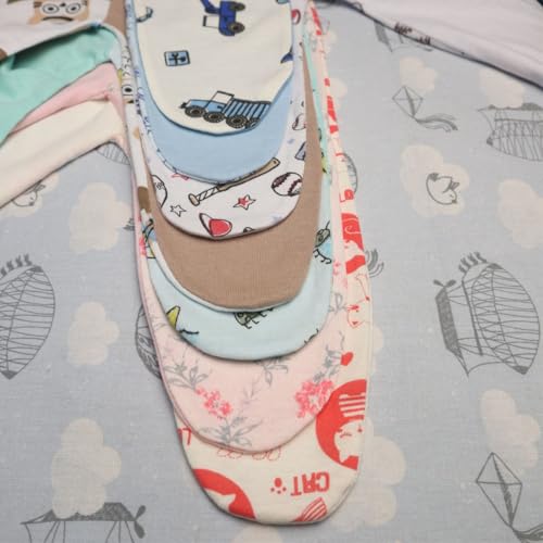 Kit Mijao Malha Com Pe Estampados 3 Pecas Algodao Enxoval (Rosa-MENINA, M)