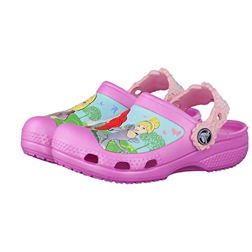 crocs CC Magical Day Princess Clog (Toddler/Little Kid/Big Kid),Party Pink/Petal Pink,12 M US Little Kid