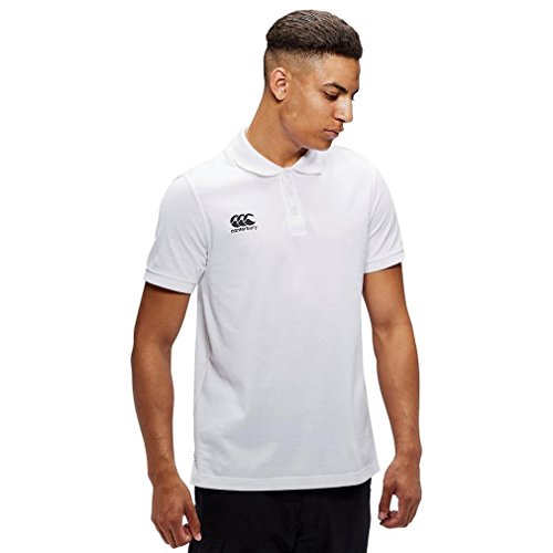 canterbury Men's Waimak Polo Shirt, White, M