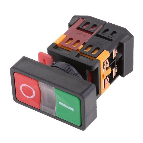 UJEAVETTE 2xOn Off Start Stop Push Button with Light Indicator Momentary Switch-picture-13
