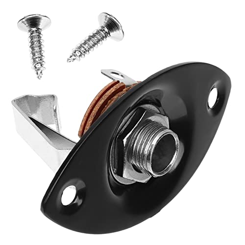 Levemolo 1セットプロフェッショナル電気ギター用ジャックプレート ギター