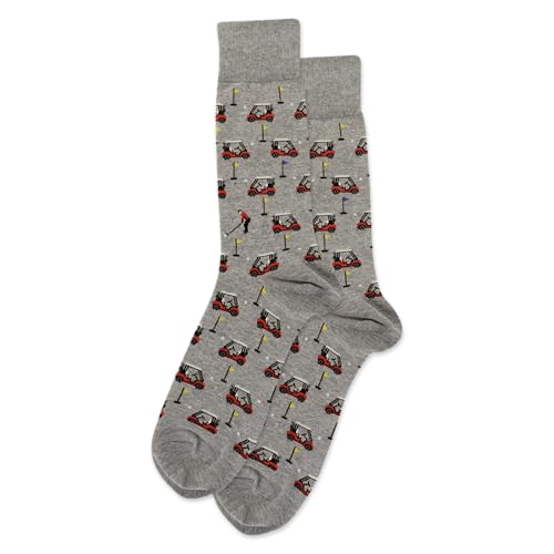 Chaussettes de golf antiampoules gris chiné HotSox pour marcher sans douleur