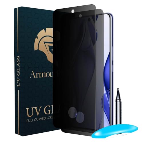Image of ArmourPro UV Privacy Tempered Glass Screen Protector for Vivo V50e (6.77 Inch, Pack of 2) Edge to Edge Full Screen Coverage | Anti-Spy, Anti-Peeping & 9H Hardness Glass
