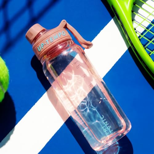 Image of Tri-Tonic Kita Whim Water Bottle - 680ml | Leak-Proof Tight Fitted Lid with Strong Carying Handle | Made of Tritan & BPA Free, Food Grade Material (Stone Grey)