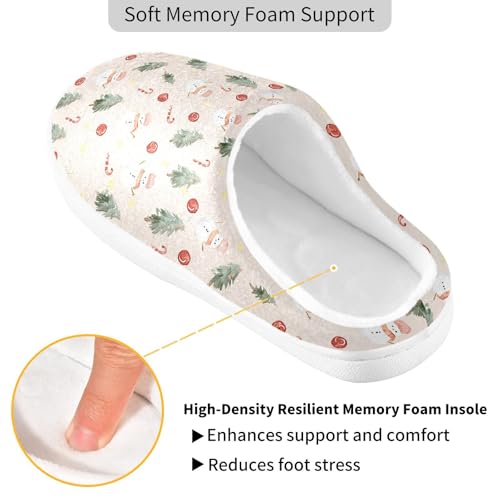 Fuzzy Memory Foam Slippers for Women/Men (name) Fluffy Winter House Shoes Indoor and Outdoor3