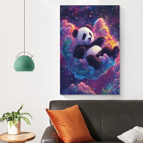 Cuadros decoracion de panda impresos en lienzo de alta densidad 4