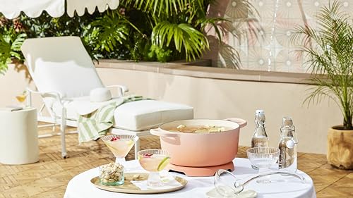 Image of Le Creuset Enameled Cast Iron Signature Round Dutch Oven, 5.5 qt., Peche